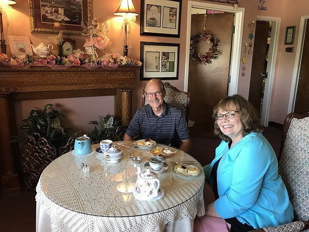 Guests Enjoy a Tea Sampler at Chantilly Tea