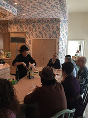 Chantilly's First Cooking Class was a Hit!-- Cups of Tea, Champagne and Recipes